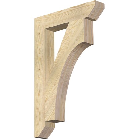 Ekena Millwork Westlake Slat Rough Sawn Bracket, Douglas Fir, 4"W x 22"D x 34"H BKT04X22X34WTL06RDF